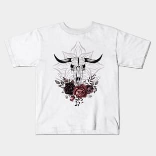 Skull and roses Kids T-Shirt